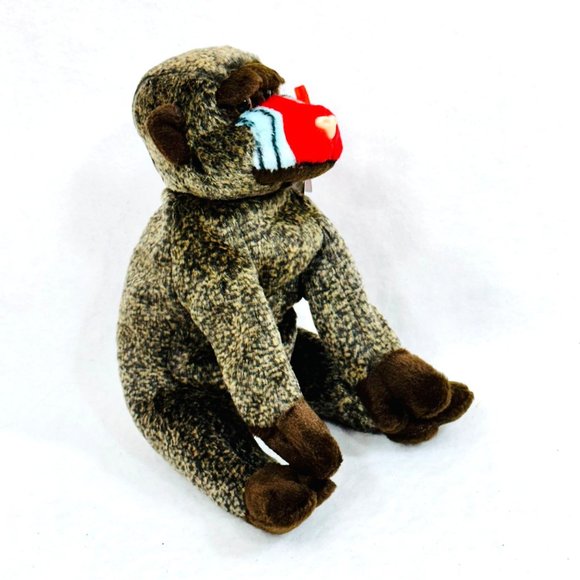 Ty Other - Ty Cheeks Vtg. 1999 Original Beanie Baby - Mandrill Monkey w/All Tags